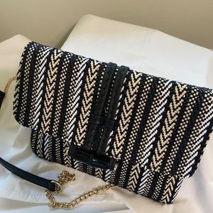 Like new Herringbone clutch/shoulder/cross body bag!  New, but no tags.